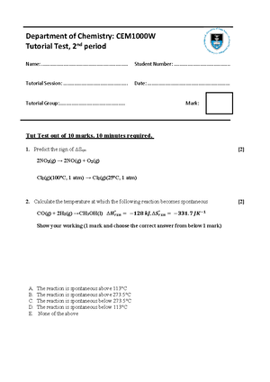 CEM1000W+Experiment+1+Protocol+2022 - Experiment 1 2022 Experiment 1 ...