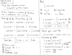 Homework 4 submission - These are problems on calculus - Math 20 ...
