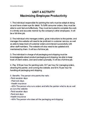 Business Information Management Unit 5 Critical Thinking Questions ...