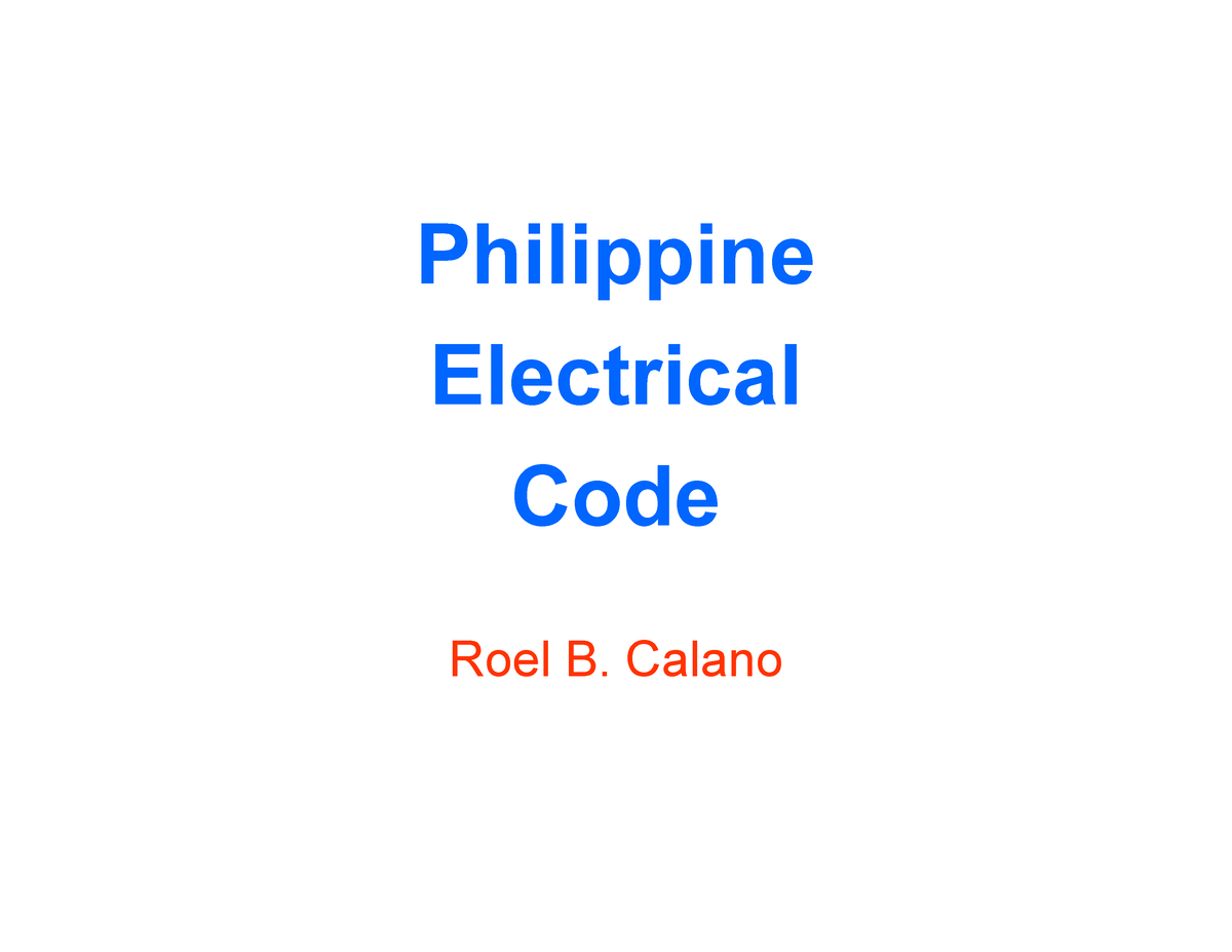 philippine-electrical-code-for-rme-philippine-electrical-code-roel-b