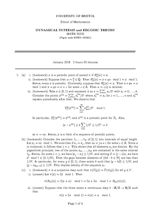 Financial Mathematics Exam Solutions 2018 - EXAMINATION SOLUTIONS ...