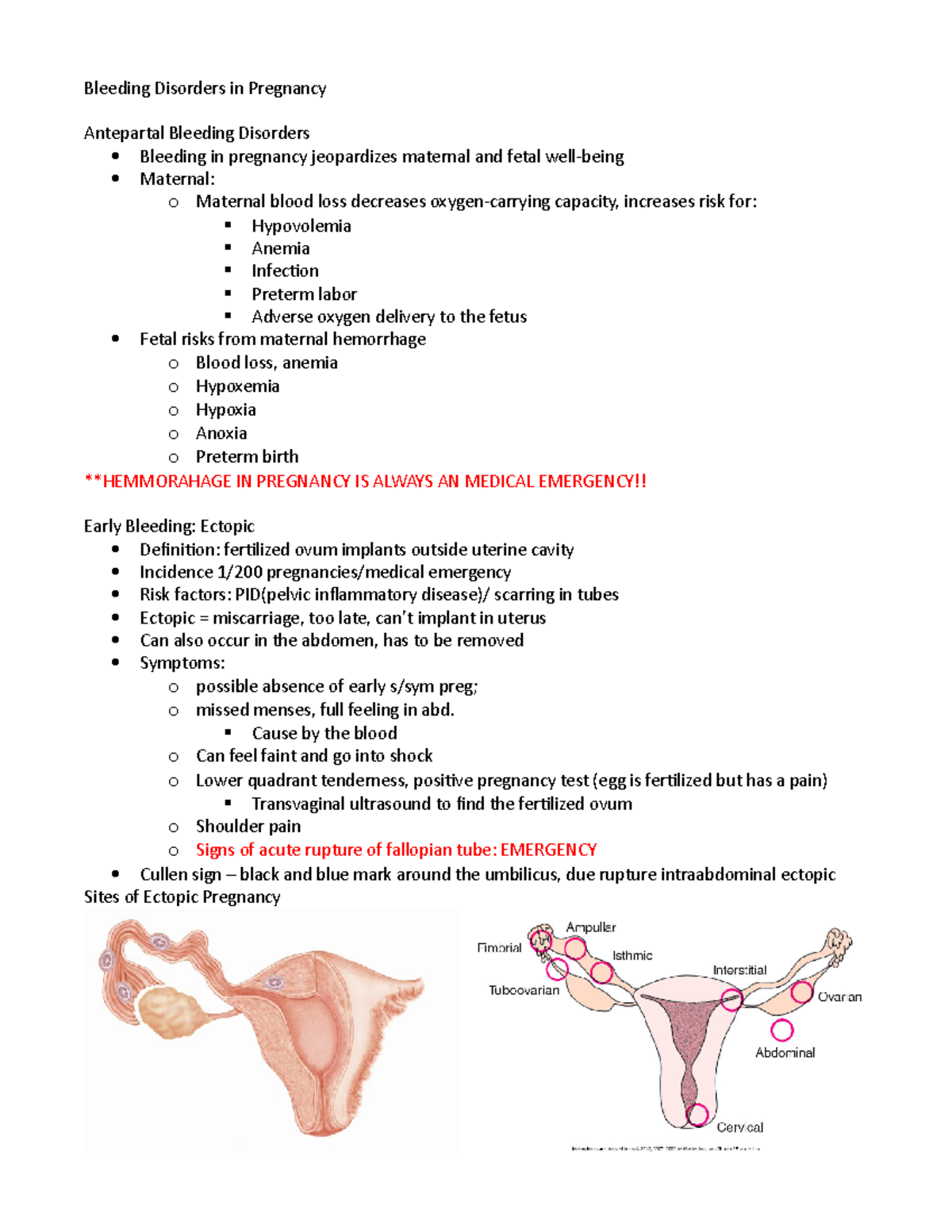 326 Bleeding Disorders in Pregnancy - Bleeding Disorders in Pregnancy ...