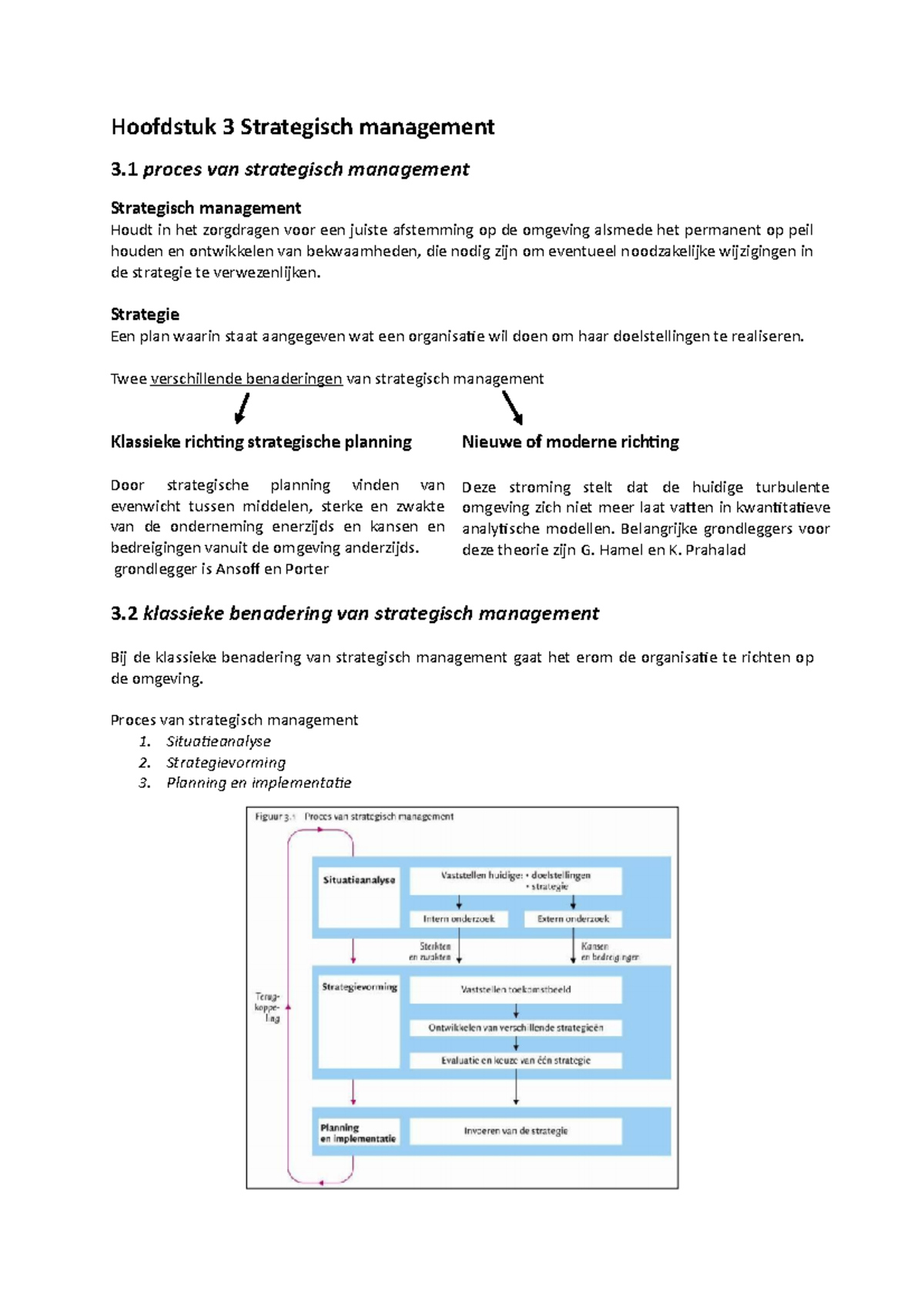 Hoofdstuk 3 Strategisch Management Samenvatting - Hoofdstuk 3 ...