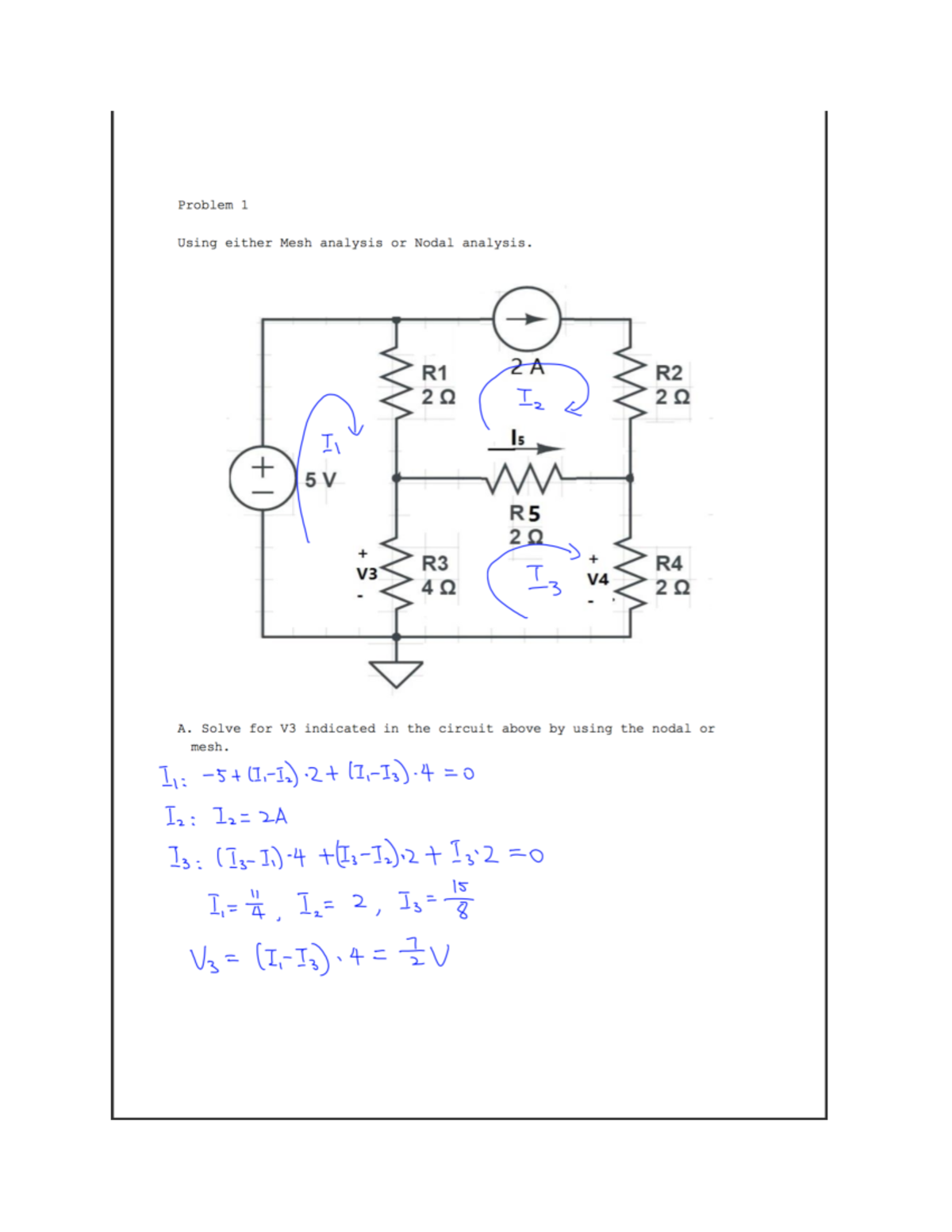 Summer 2016 exam1 soln - Exam Practice - A. If a resistor R 1 has a 150 ...