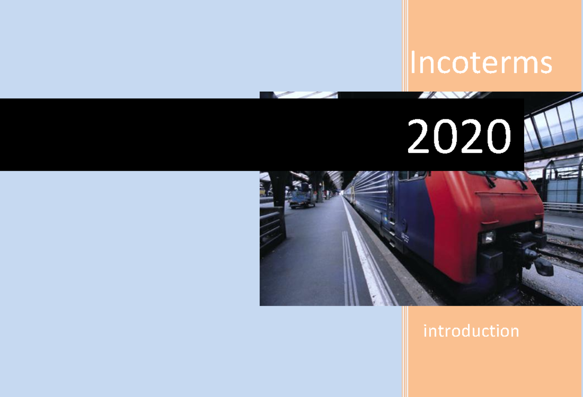 Incoterms-2020-Introduction - Incoterms introduction 2020 What is ...