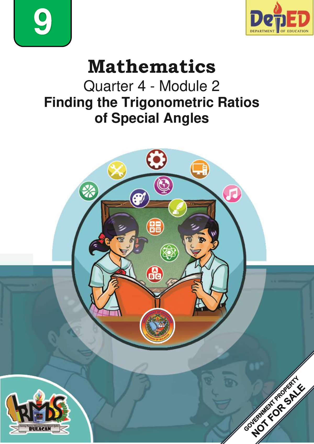 Math Q Module Trigonometric Ratios Of Special Angles