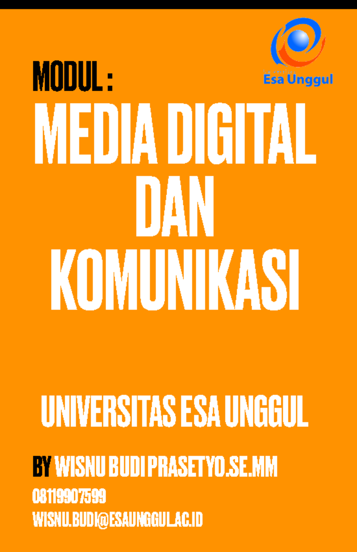 Modul 10 Media Digital DAN Komunikasi - MODUL : MEDIA DIGITAL DAN ...