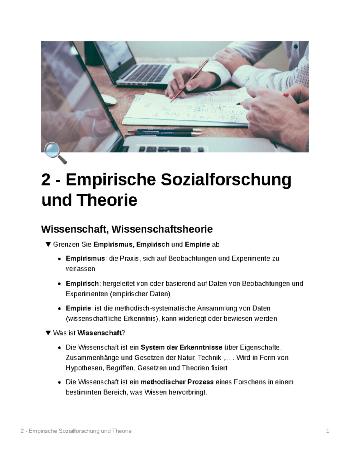 2 - Empirische Sozialforschung Und Theorie - 🔍 2 - Empirische ...