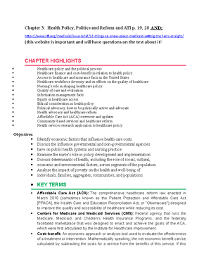 Chapter 1 Module and Blueprint - Chapter 1: Public Health Nursing ...