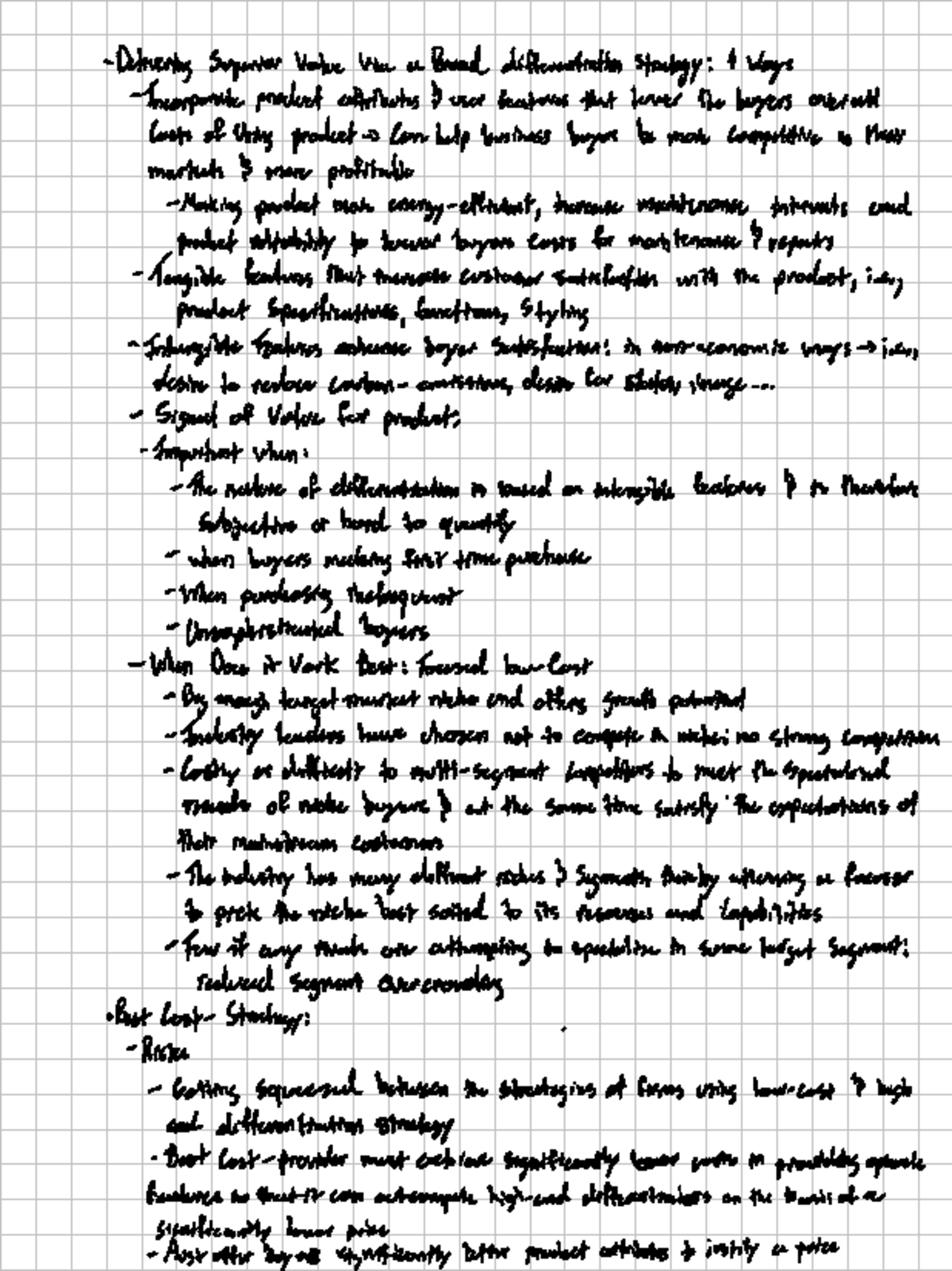 Strategy - Week 2 - Notes - Management and Organizational Studies 4410A ...