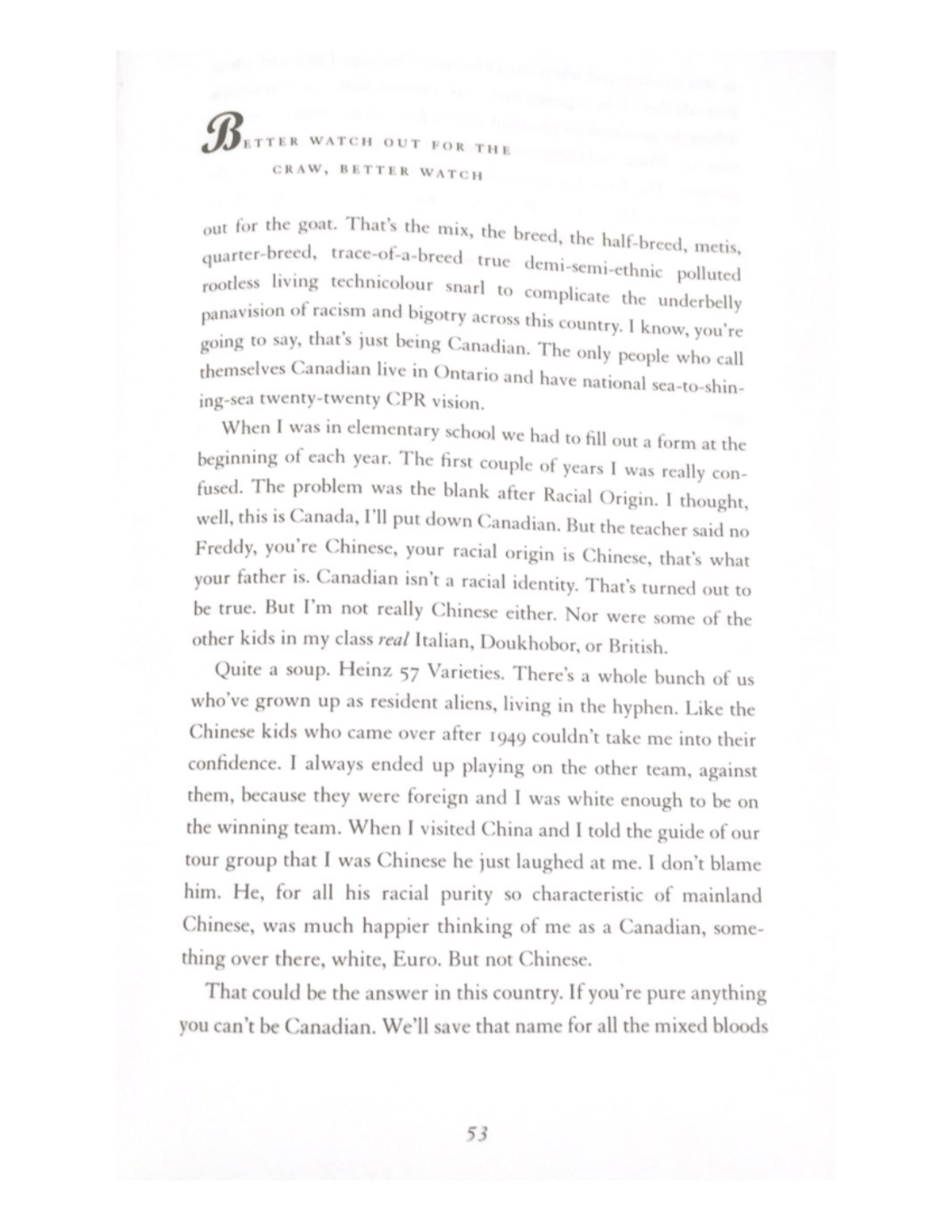 Wah diamond grill Document used in class to show the prejudice