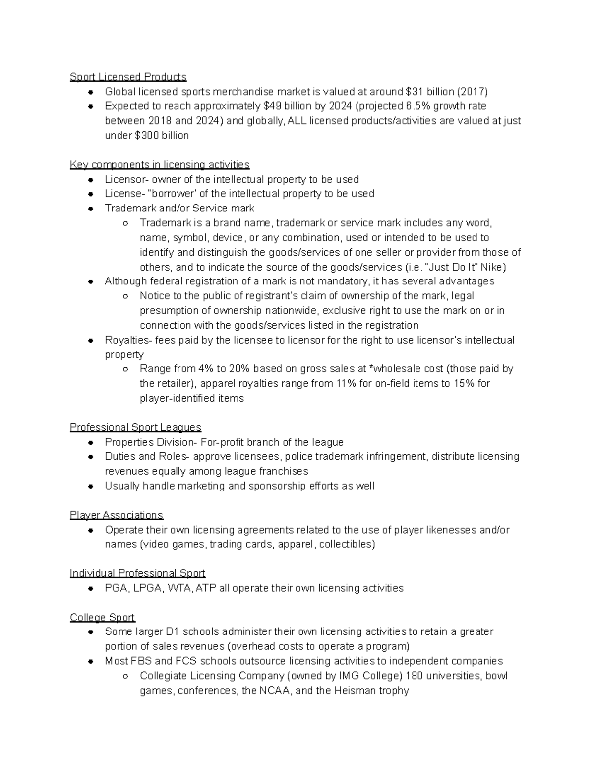 SM 203 4 13 Sport Licensing Part 1 Sport Licensed Products Global