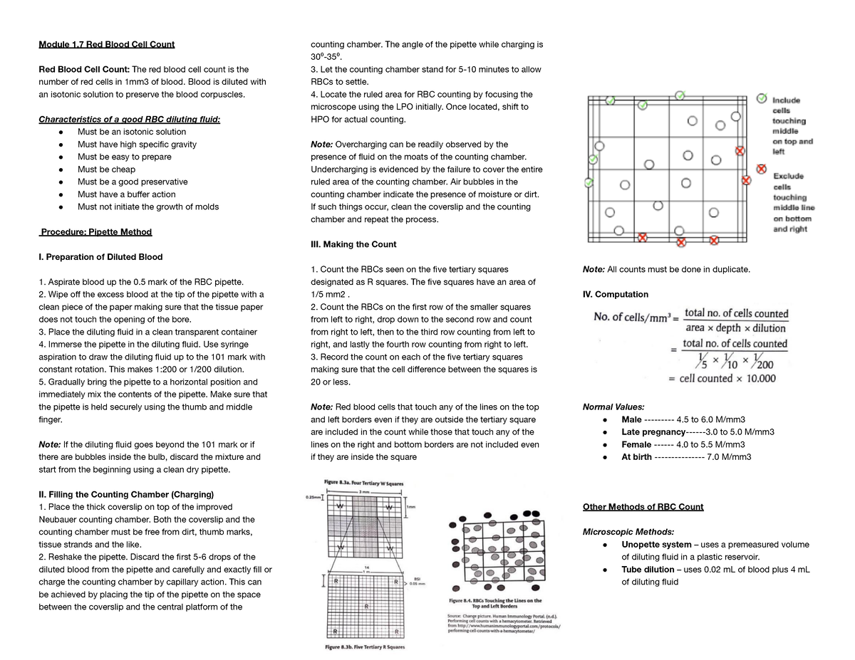 hema-lab-semis-notes-module-1-red-blood-cell-count-red-blood-cell