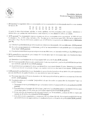 Examen Final Estadística Aplicada Junio 2012 UPCT - Estadística ...