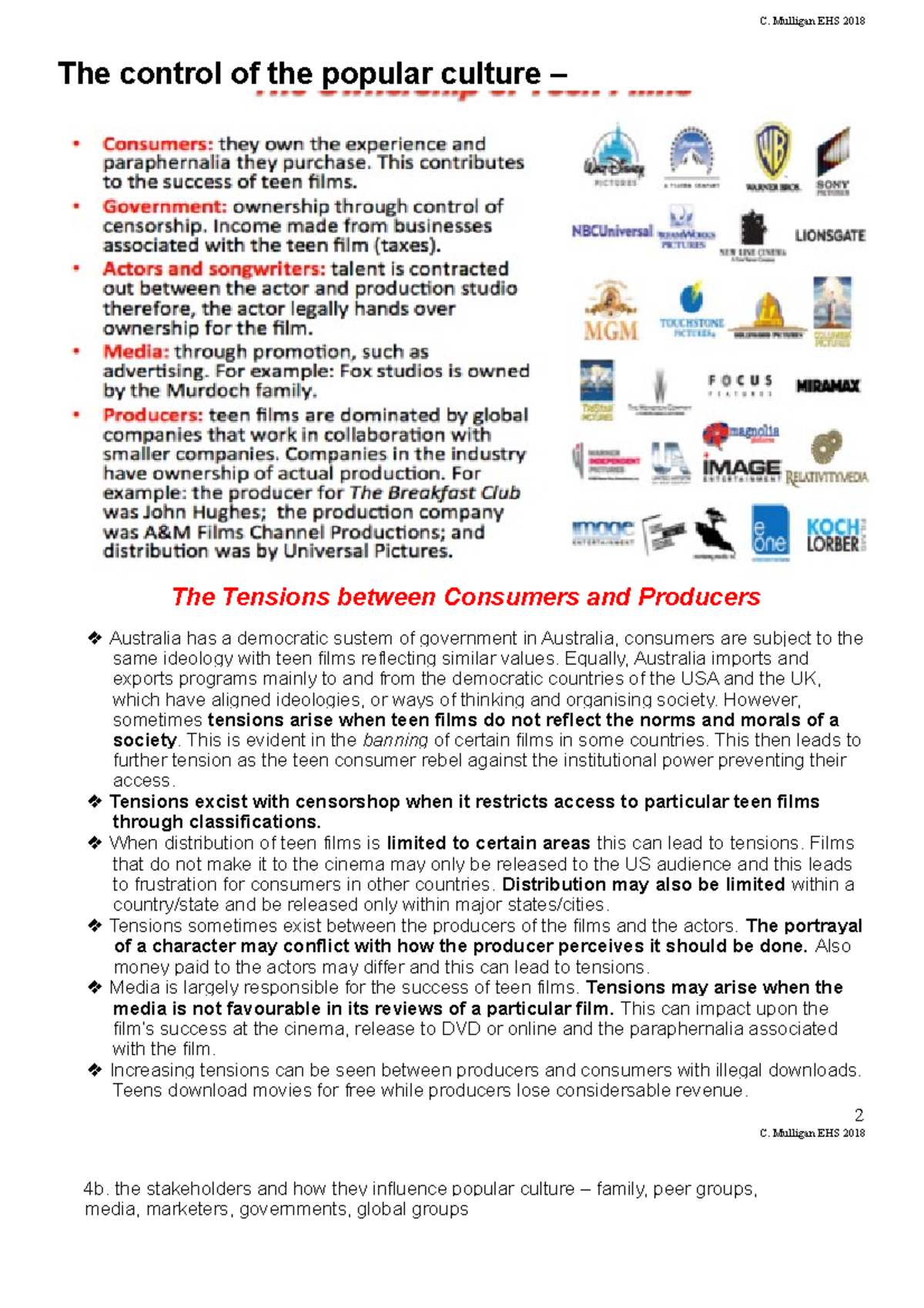 Control Censorship Power Authority - C. Mulligan EHS 2018 The control ...