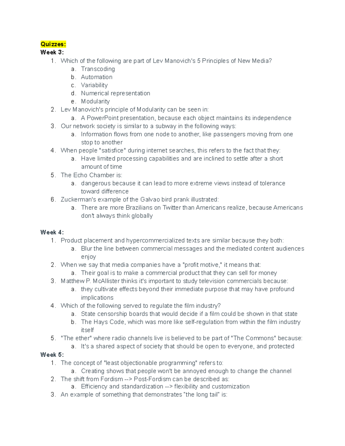 Comm Arts Quizzes And Answers Quizzes Week 3 1 Which Of The   Thumb 1200 1553 