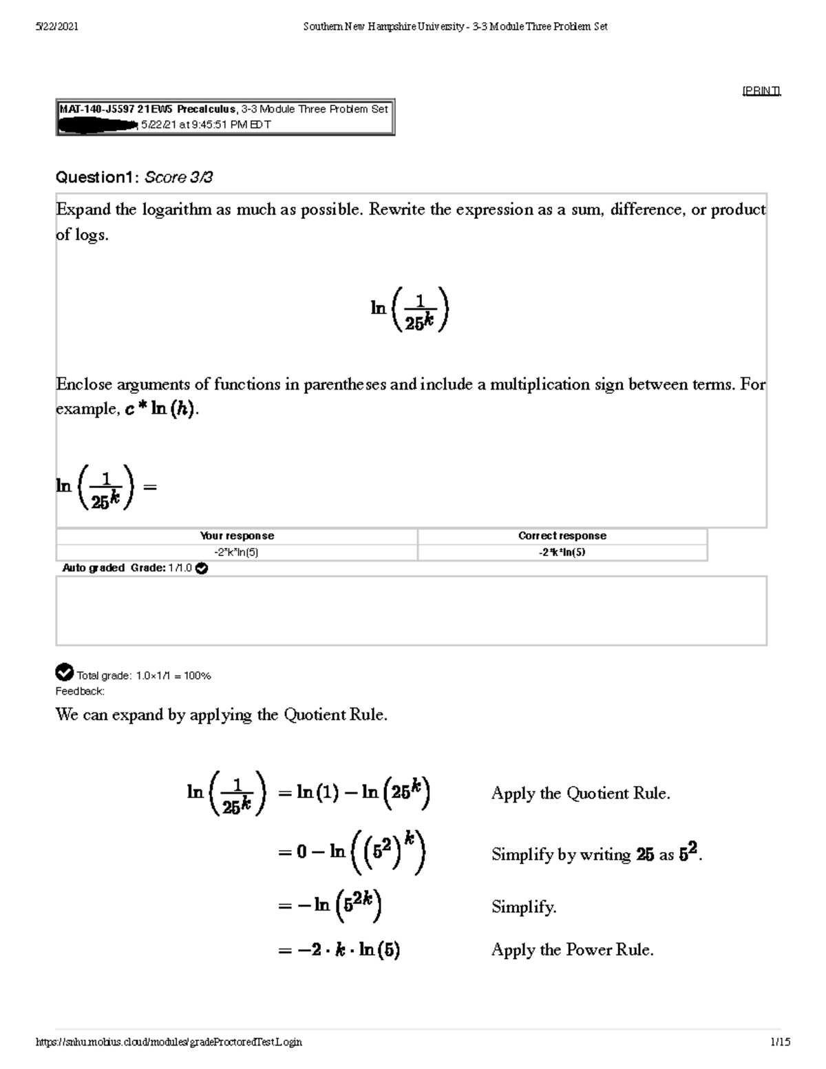 Module 3 Problem Set - Assignment - [PRINT] MAT-140-J5597 21EW5 ...