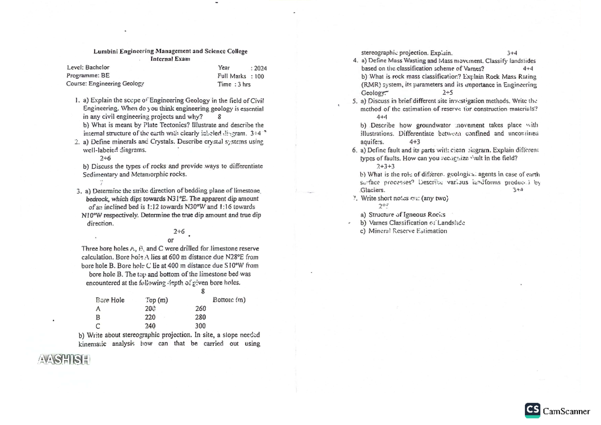 L.E.C Internal Question - Lumbini Engineering Management and Science ...
