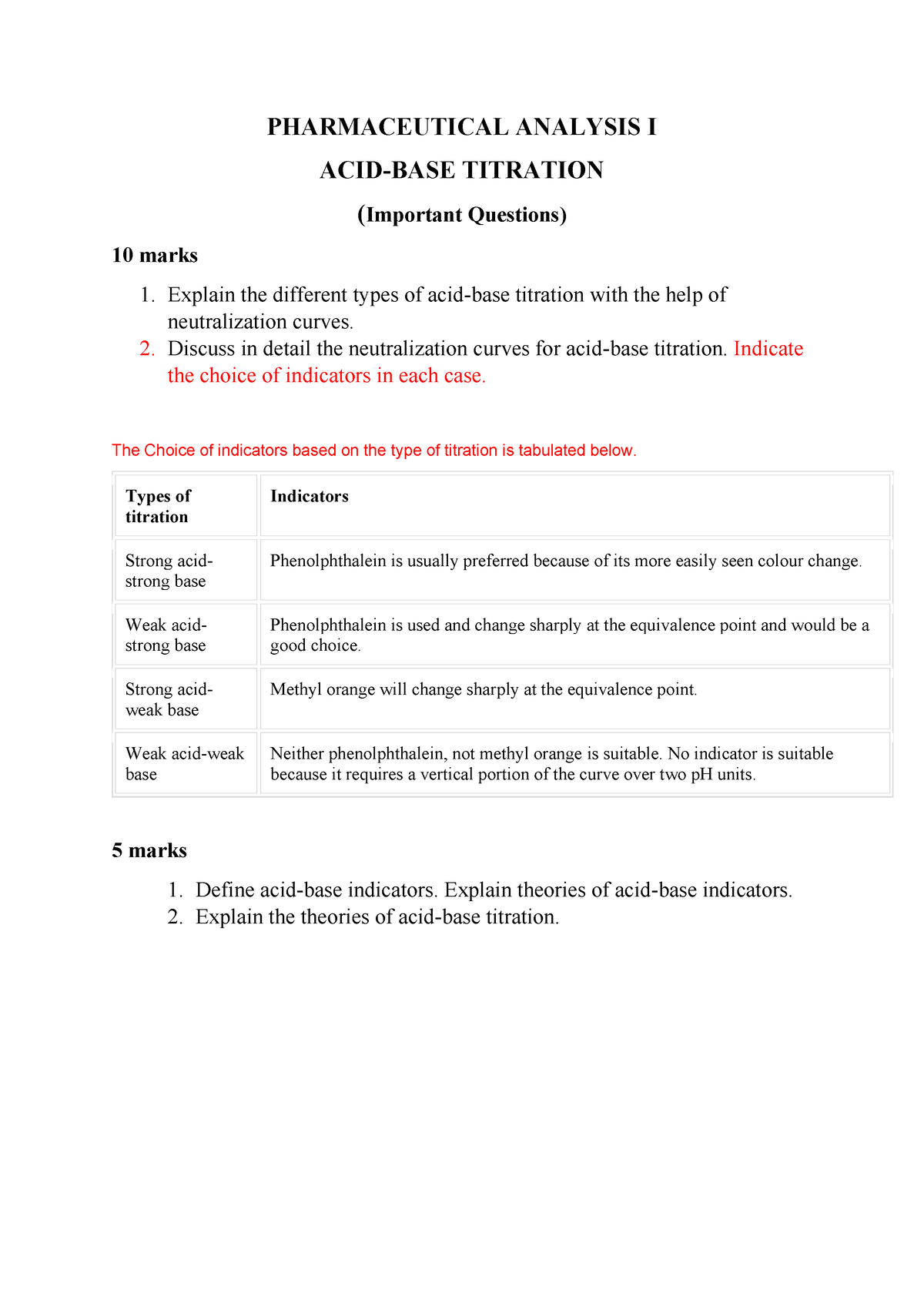 imp-questions-acid-base-titrations-pdf-pharmaceutical-analysis-i-acid