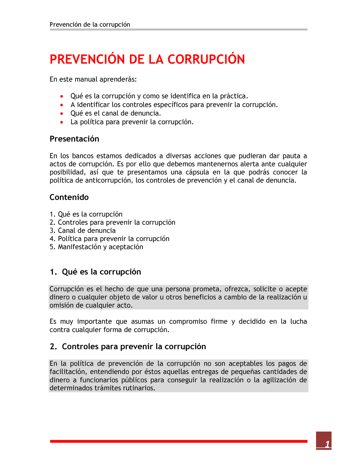 Anticorrupcion Ext 23022016 - PREVENCI”N DE LA CORRUPCI”N En Este ...