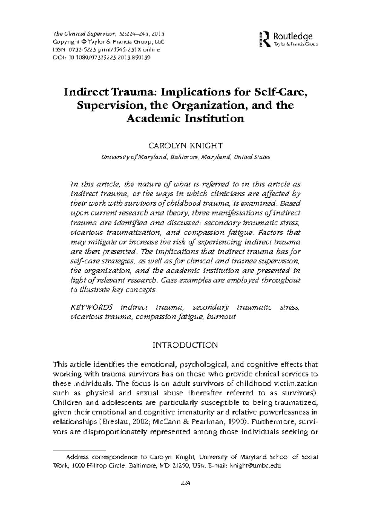 indirect-trauma-224-the-clinical-supervisor-32-224-243-2013