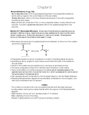 Chapter 2 Biochem SG - CHAPTER 2 Know reasons why water is important to ...