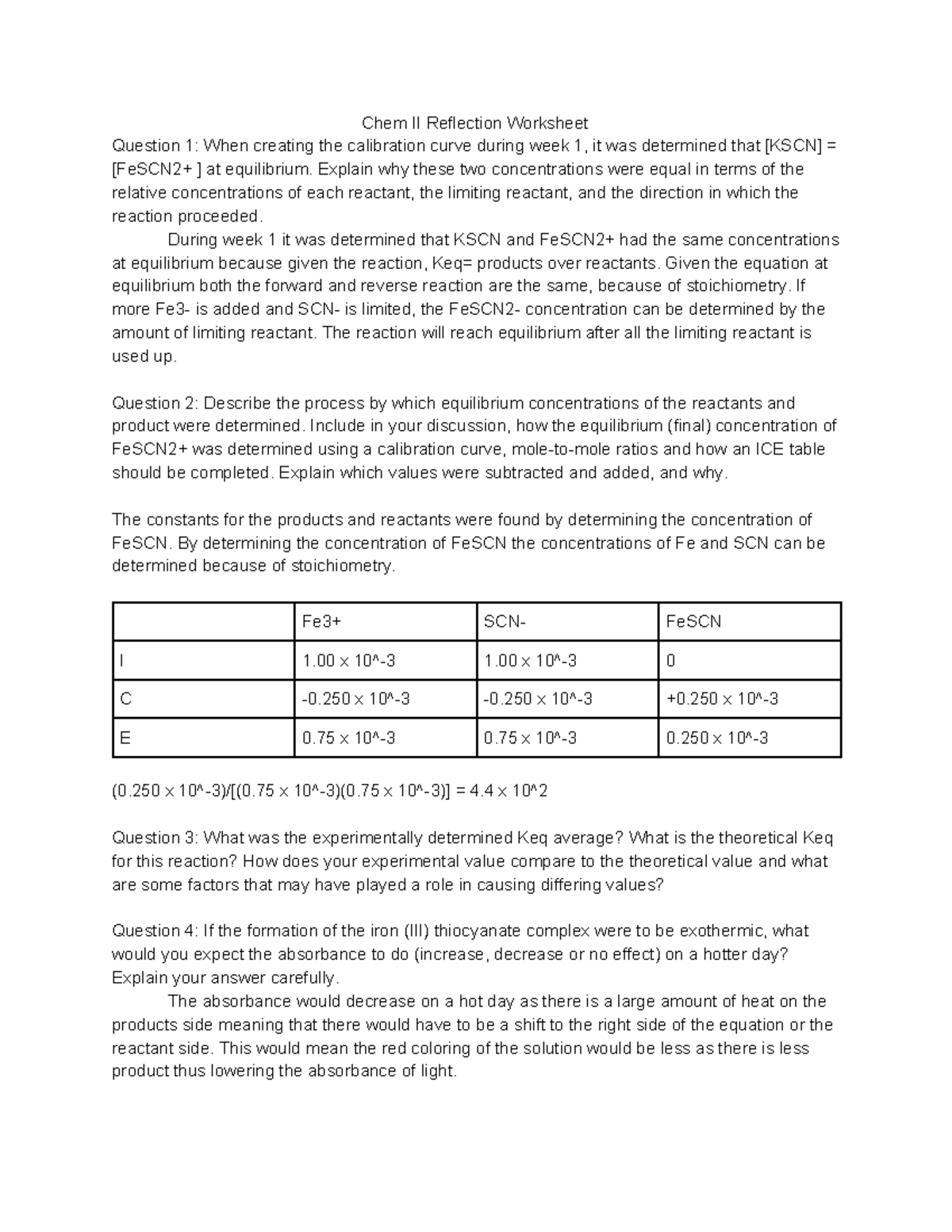 Download Student Exploration Equilibrium And Concentration ...