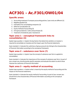 Acf301 Ow01 04 Workshop Financial Accounting I Ac F301 Studocu