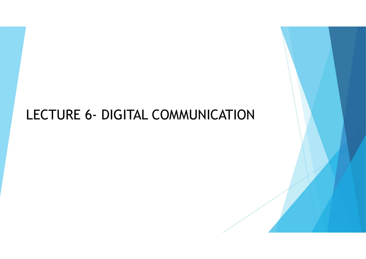 the physical vs digital communication thesis