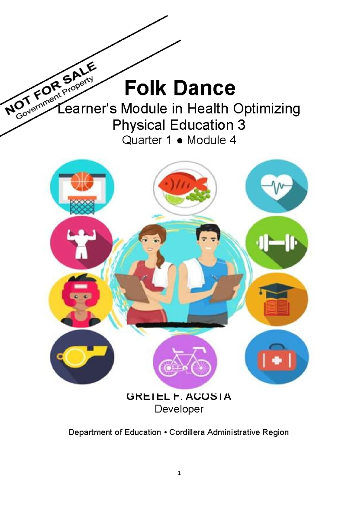 HOPE12 q1 W4 -Folk-Dance - Folk Dance Learner's Module in Health ...