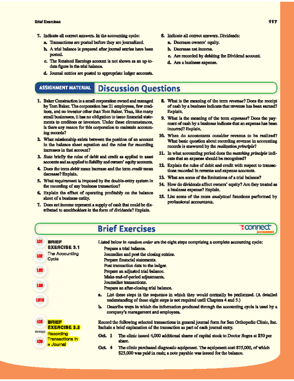Chapter # 3 - Questions - asraawrewar - financial accounting - Studocu