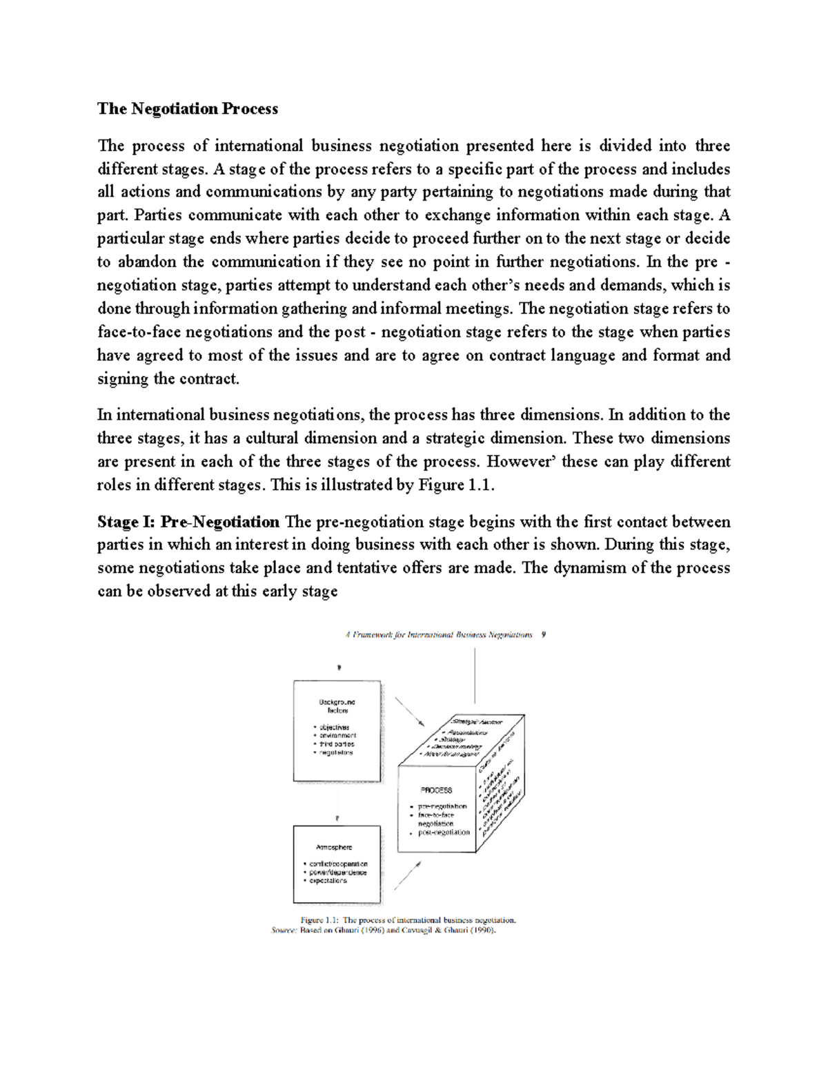The-Negotiation-Process - The Negotiation Process The process of ...