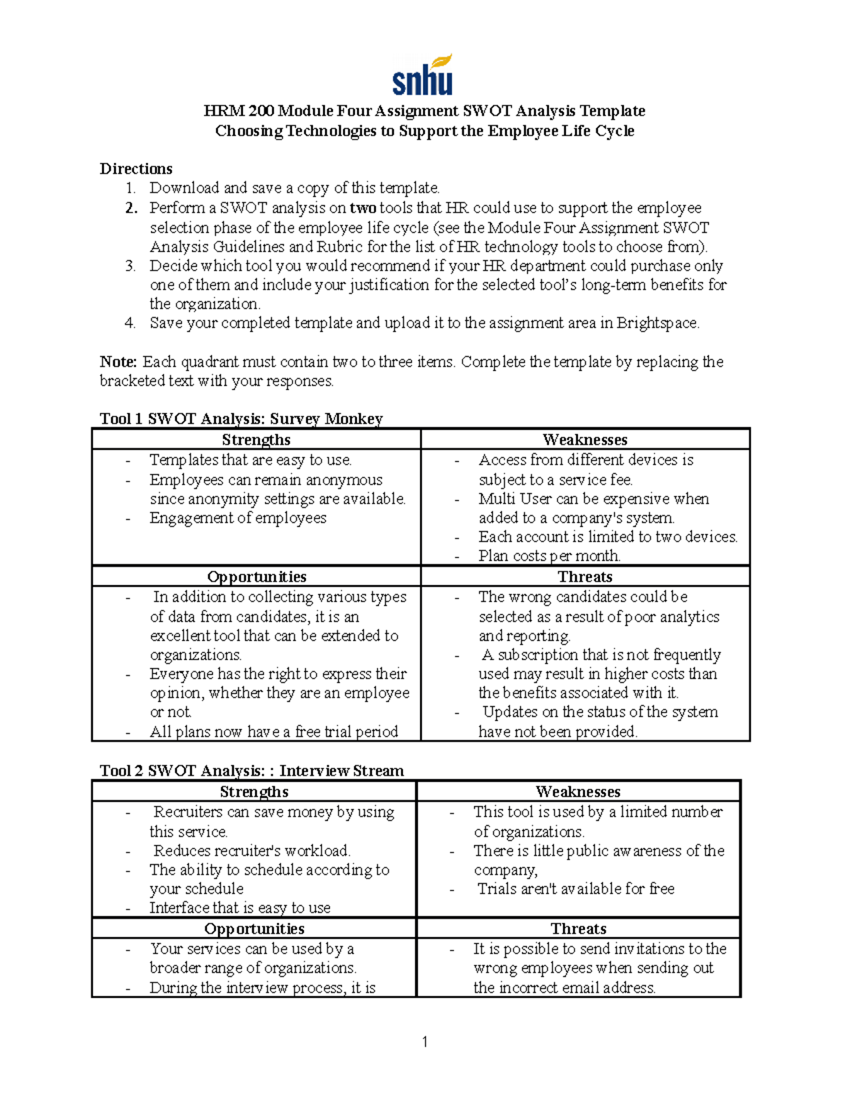 hrm 200 4 2 assignment