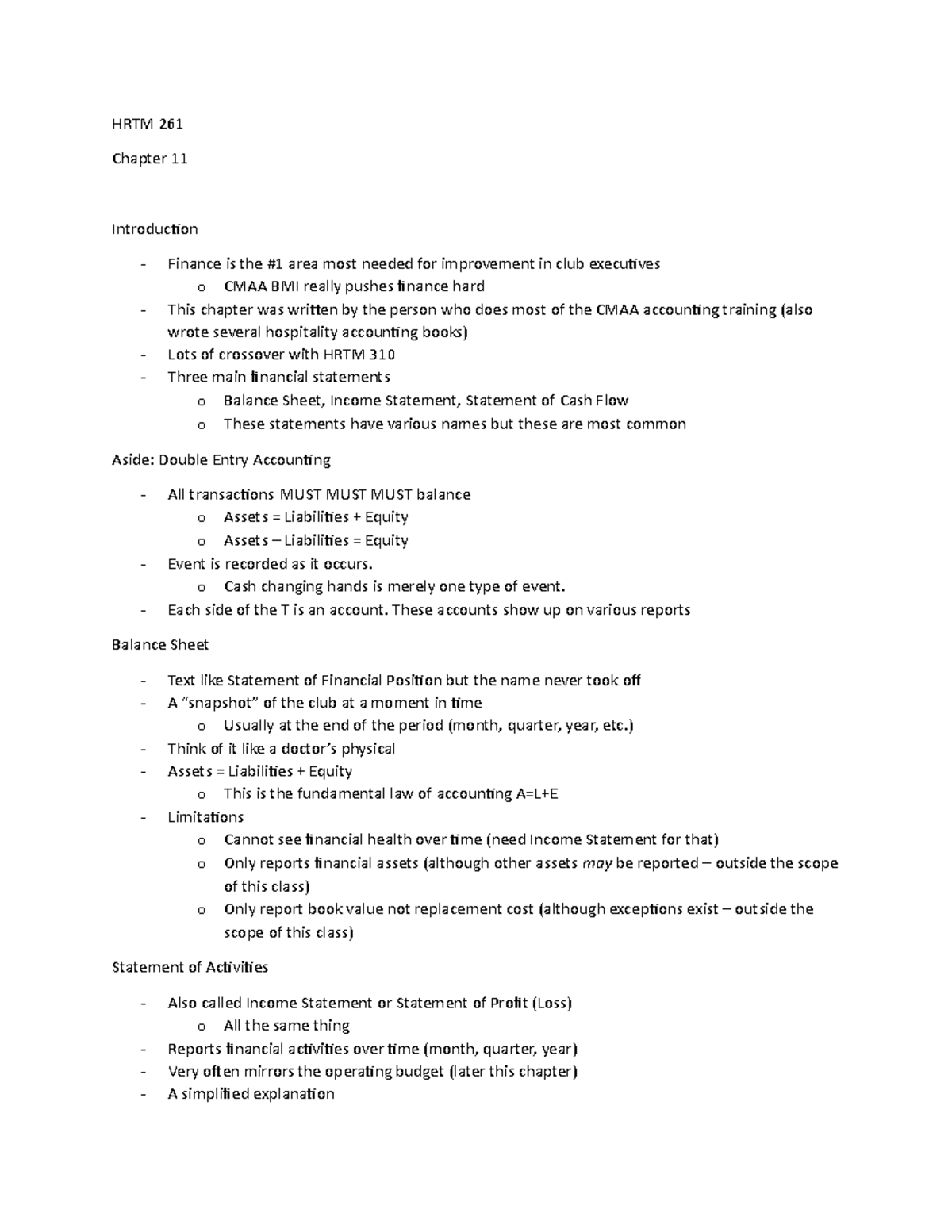 Chapter 11 - Covers - Introduction - Aside: Double Entry Accounting ...