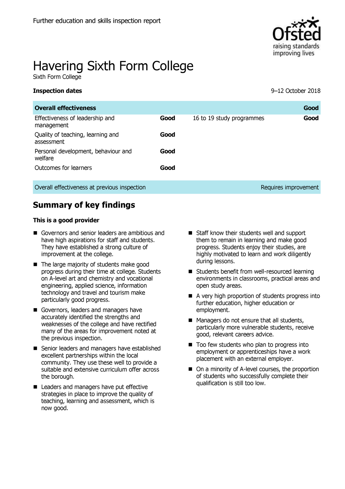 ofsted research document