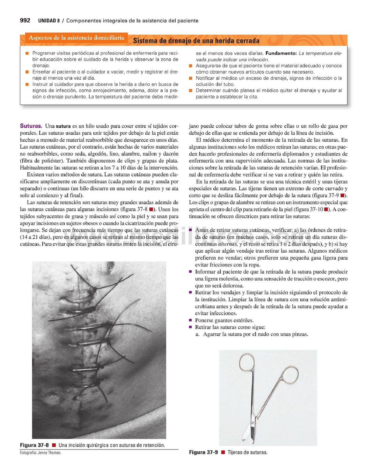 Retiro De Sutura - Fundamentos De Enfermeria Kozier, Erb 9a Edicion - 9 ...