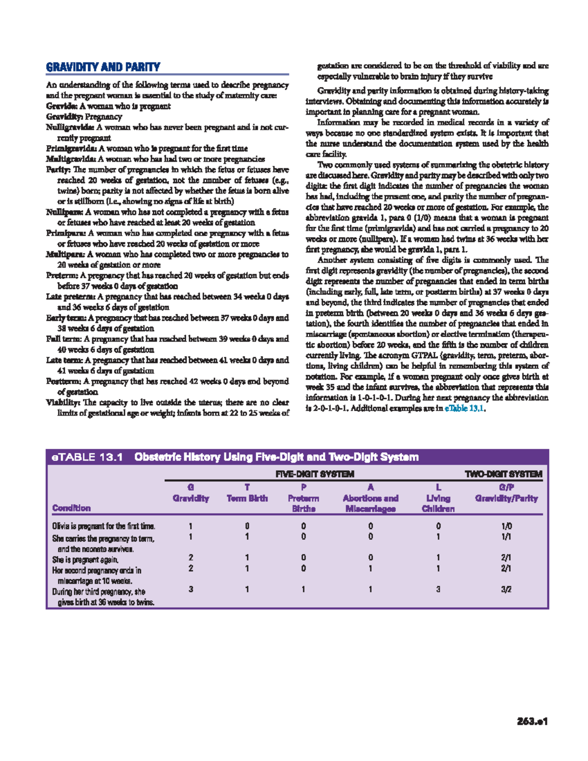 Gravidity and Parity - NURS 3318 - Studocu