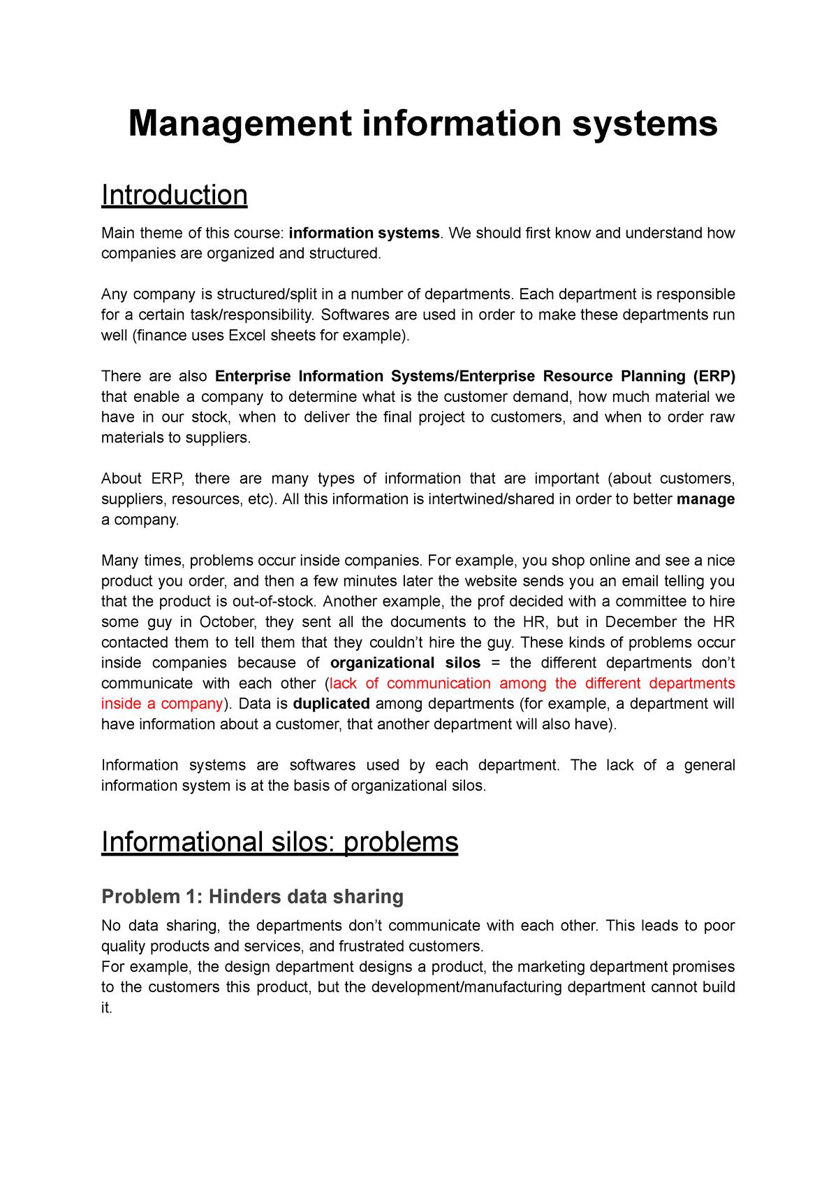 management information system thesis topics