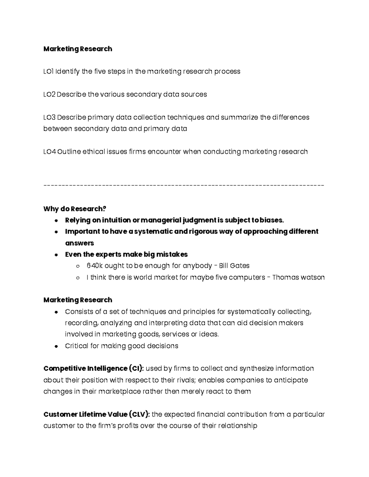 Marketing Chapter 7 Notes - Commerce1MA3 - McMaster - Studocu
