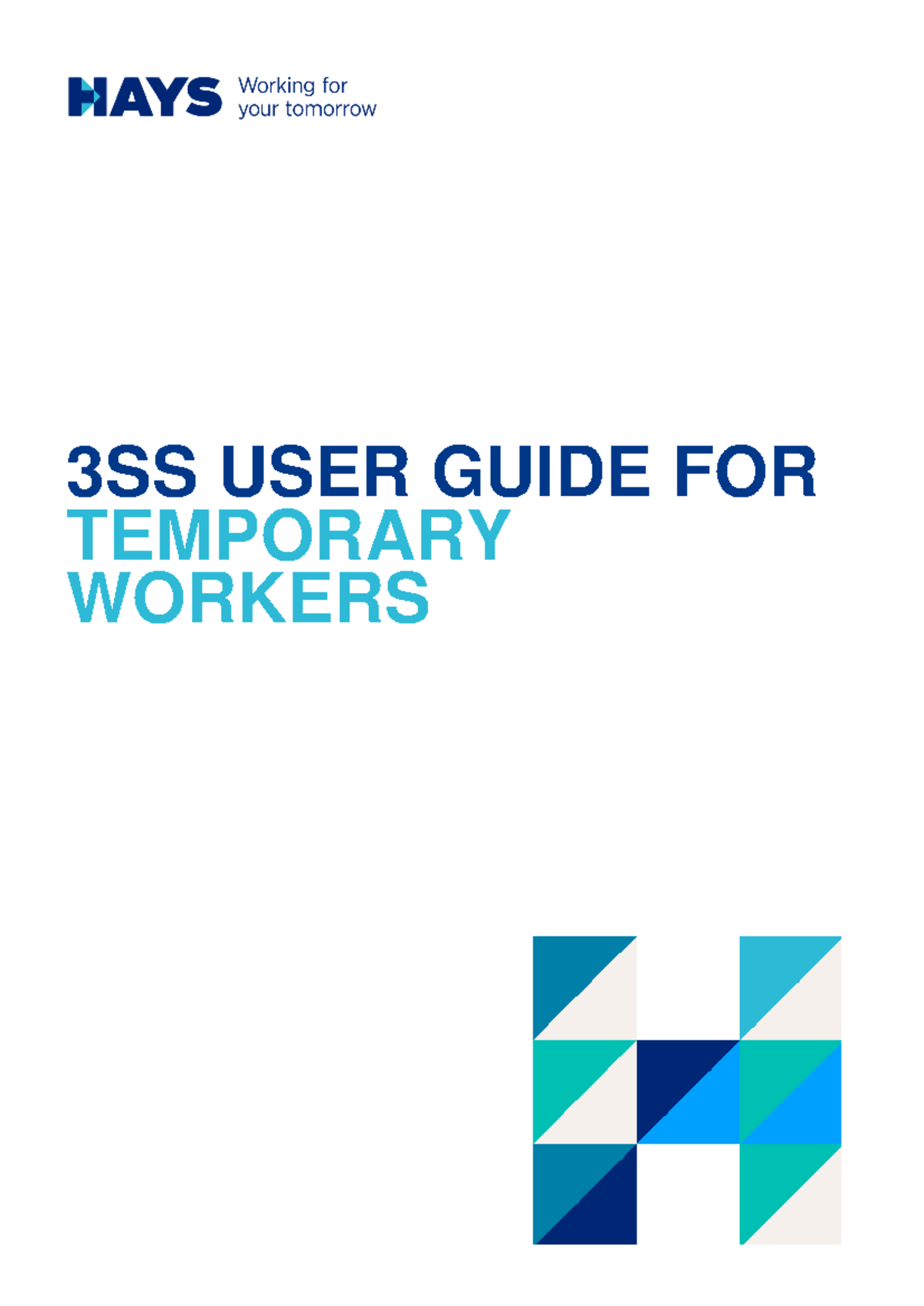 3SS Candidate User Guide 2023 - 3SS USER GUIDE FOR TEMPORARY WORKERS ...