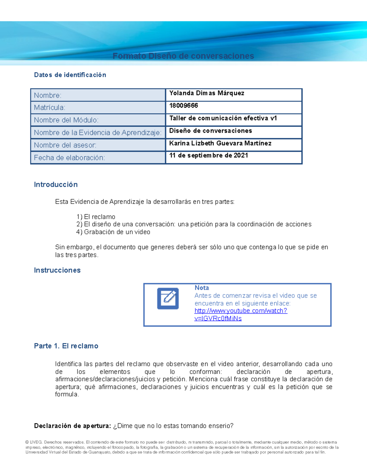 Diseño taller de comunicacion - taller de comunicacion efectiva - UVEG ...