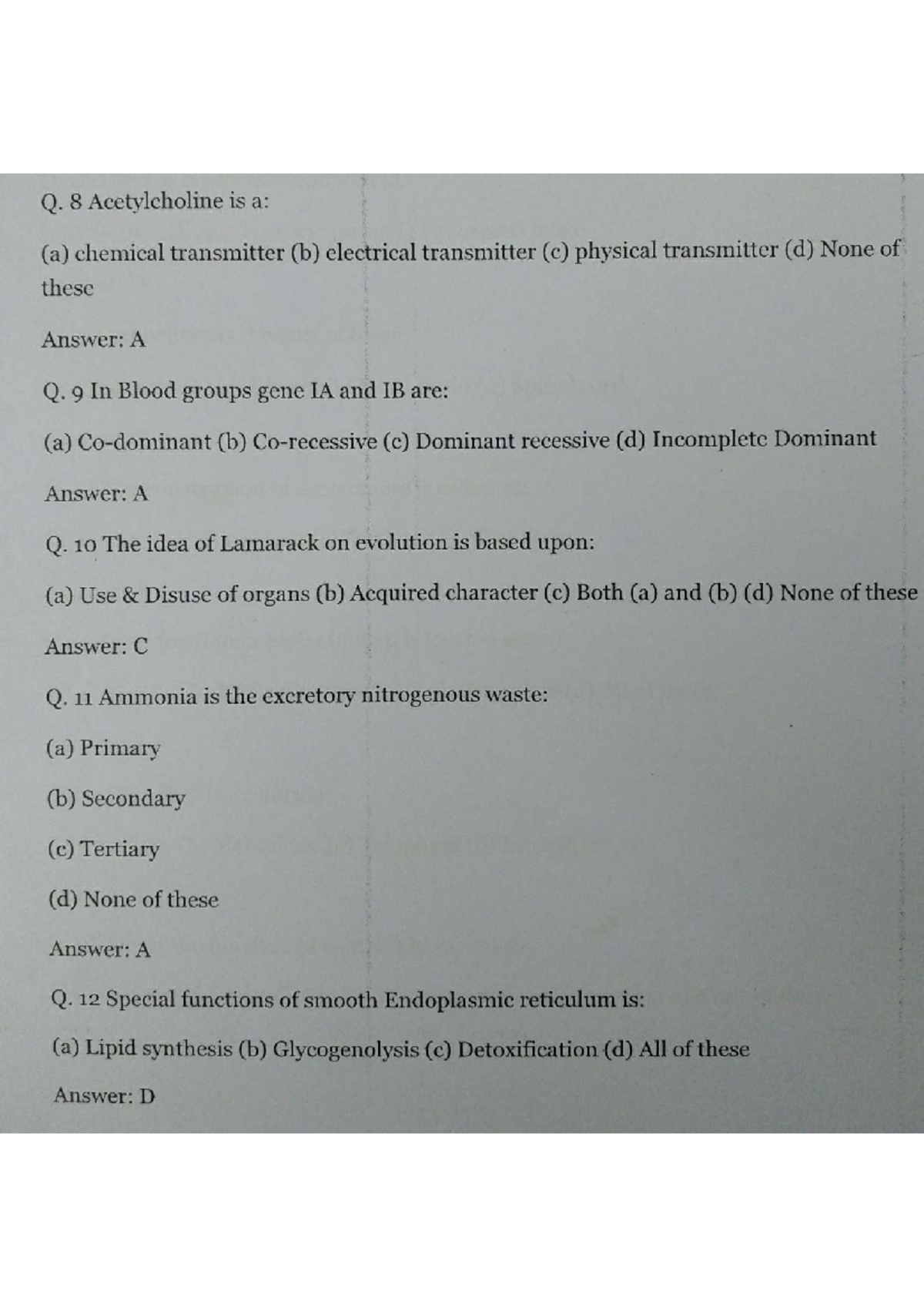 Bsc Zoology Final Year Project Topics