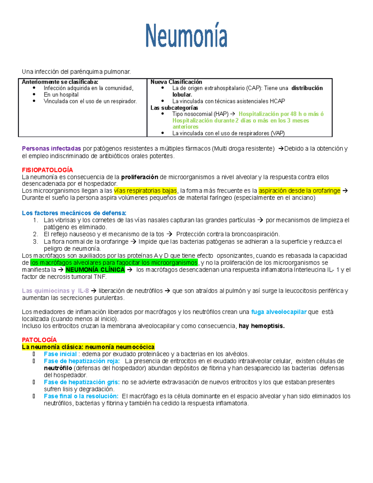 abundantes secreciones purulentas