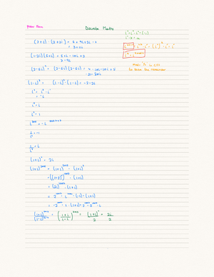 Discrete Math Theory - Lecture Notes - Discrete Mathematics - Studocu