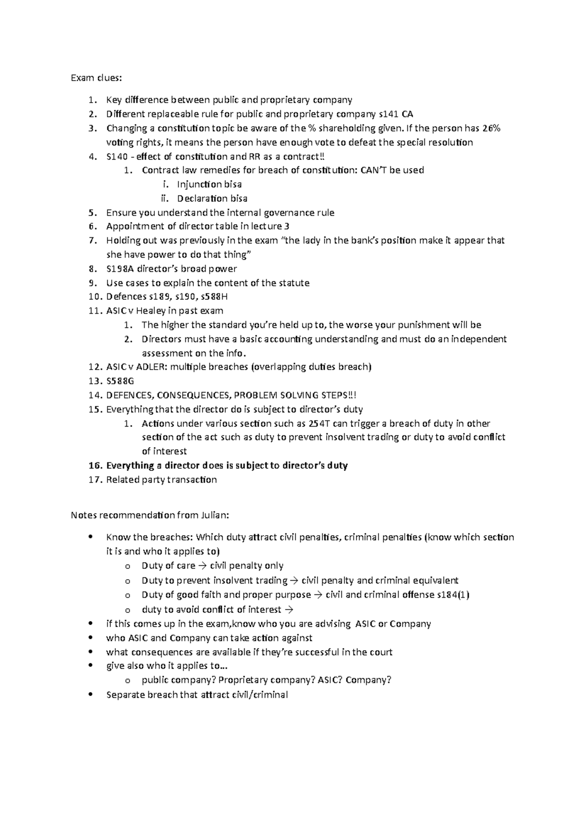 Exam notes - Exam clues: Key diference between public and proprietary ...