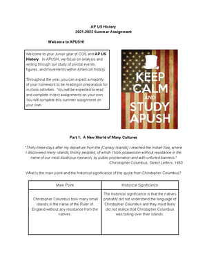Ch. 1 Study Guide - Chapter 1 Study Guide Note This Study Guide will ...