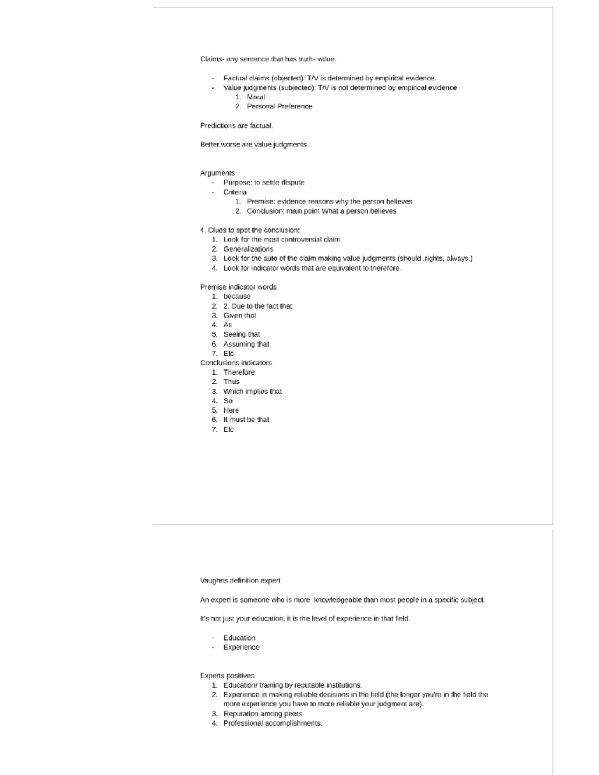 2 13 23 - Google Docs - critical thinking - PHL 202 - Studocu