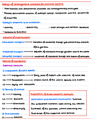 Advanced Reaction Engineering - Module Review - Modulereviewcchapte ...