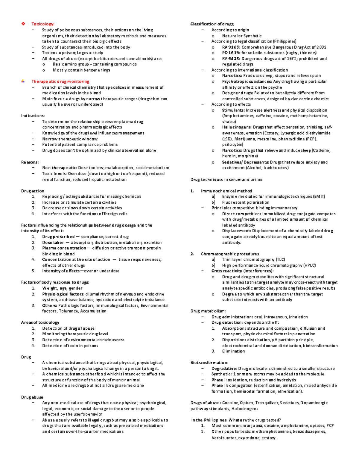 Toxicology - Toxicology: ­ Study of poisonous substances, their actions ...