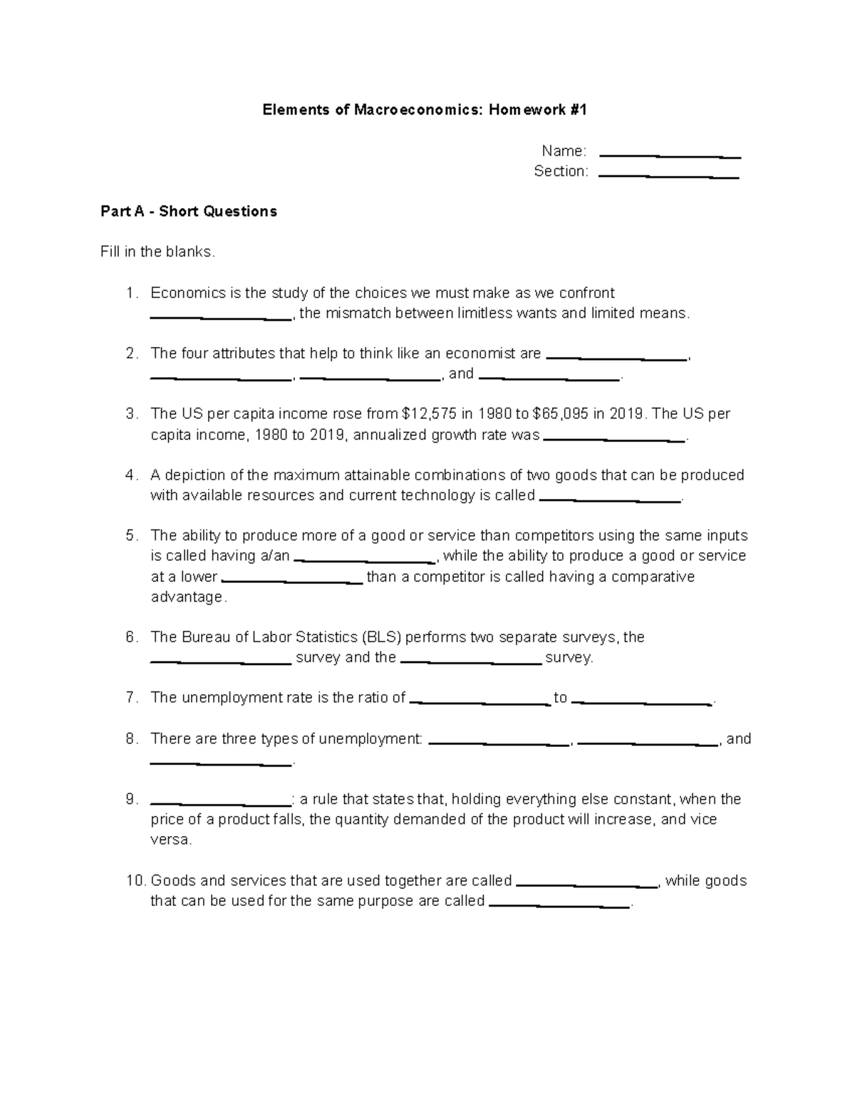 Homework+1+-+Elements+of+Macro - Elements of Macroeconomics: Homework ...